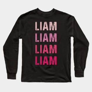 liam Personalized Name Long Sleeve T-Shirt